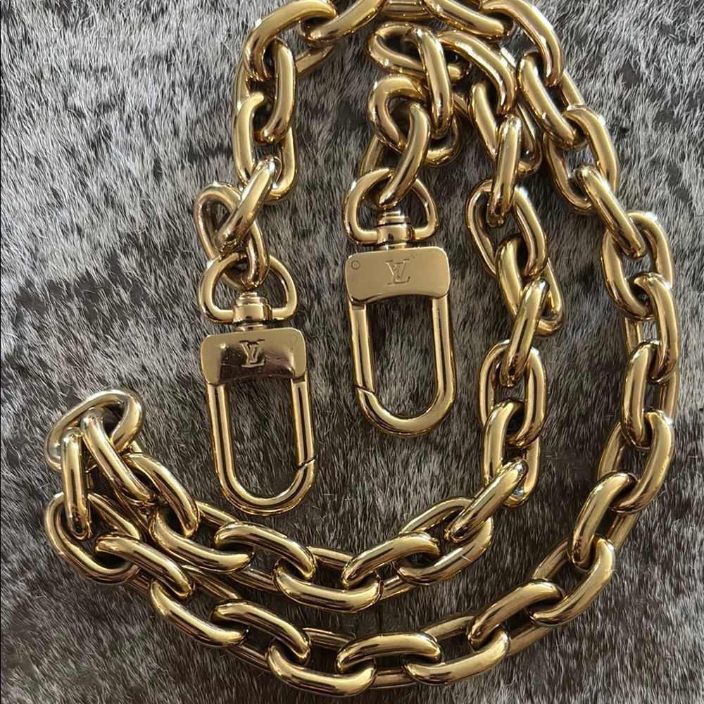 Louis Vuitton Gold Chain Strap